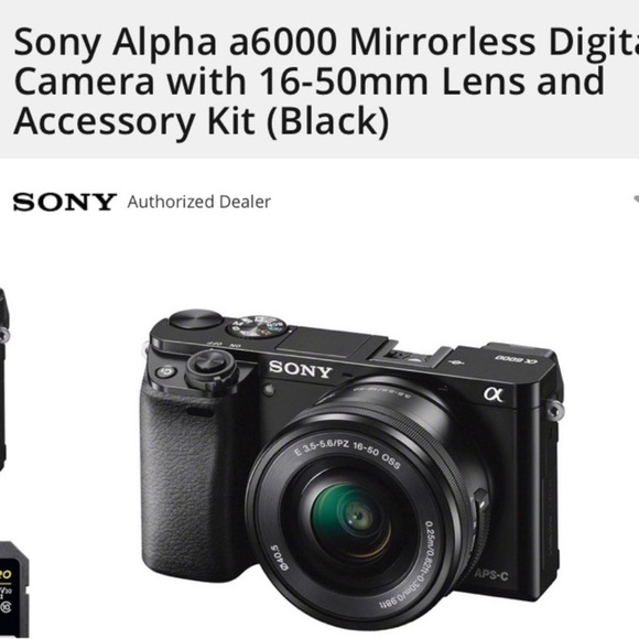 HOT Sony A6000 Mirrorless Camera With Clean Hdmi Sony A6000